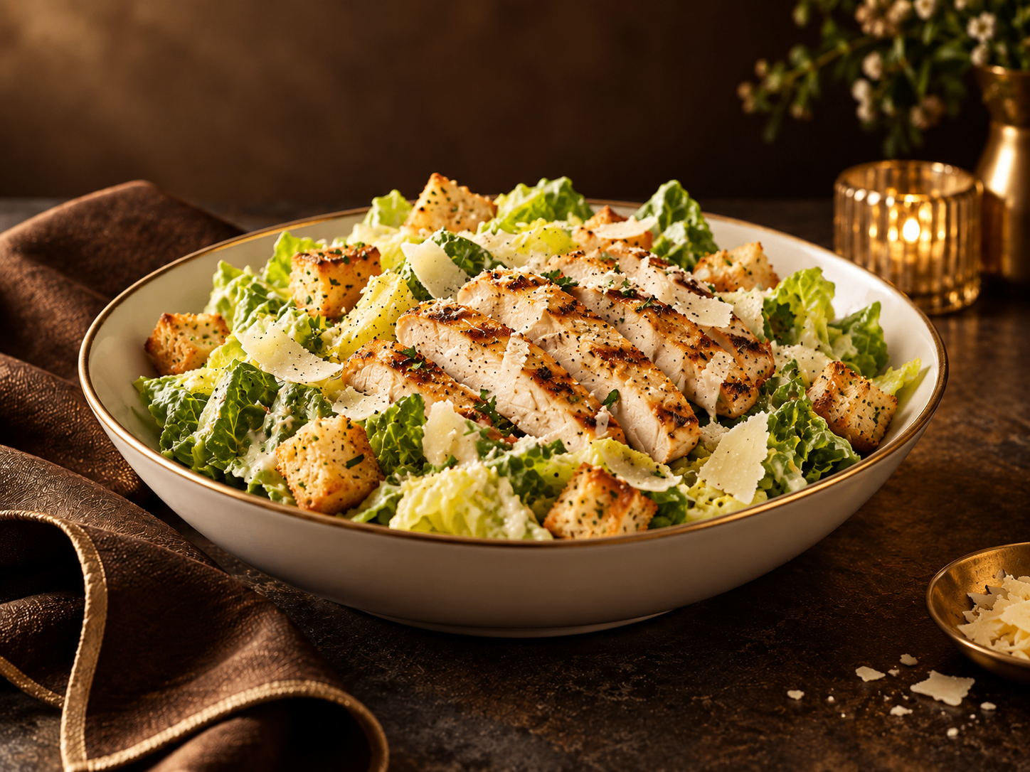 Chicken Caesar Salad — sample presentation